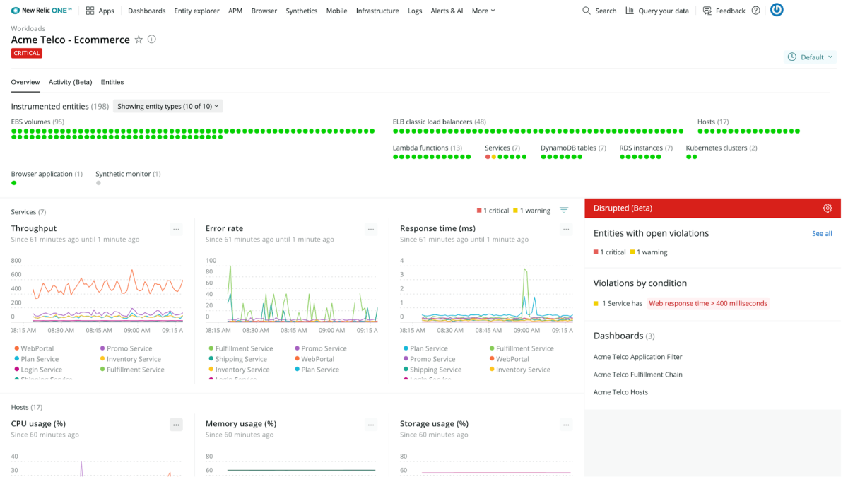 New Relic tool consolidation