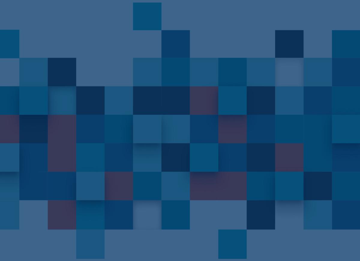 Blue pixel blocks