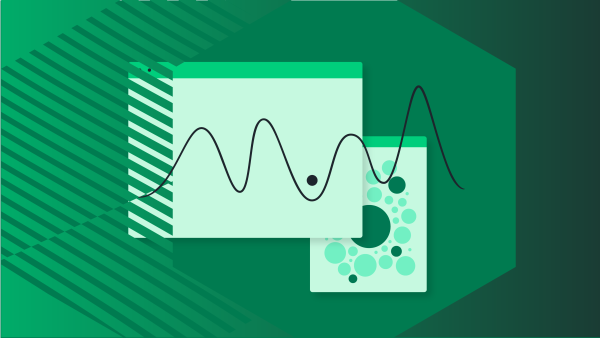 Illustration of dashboards with data visualizations