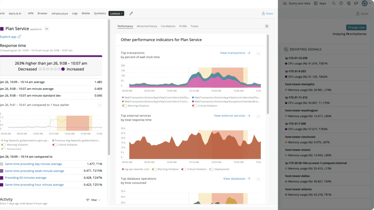 New Relic Data Explorer 