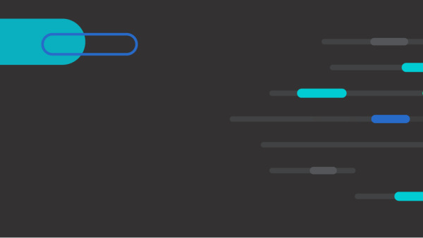 Data lines on a dark background