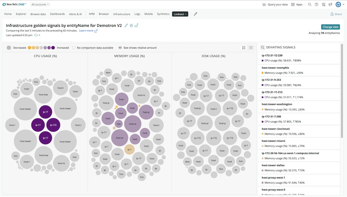 new relic lookout example